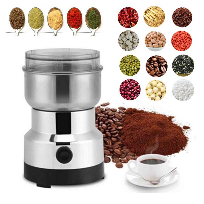 Electric Coffee Grinder Kitchen Grain Nut Bean Spice Grinder Electric Multi Functional Household Coffee Grinder Coffeeware