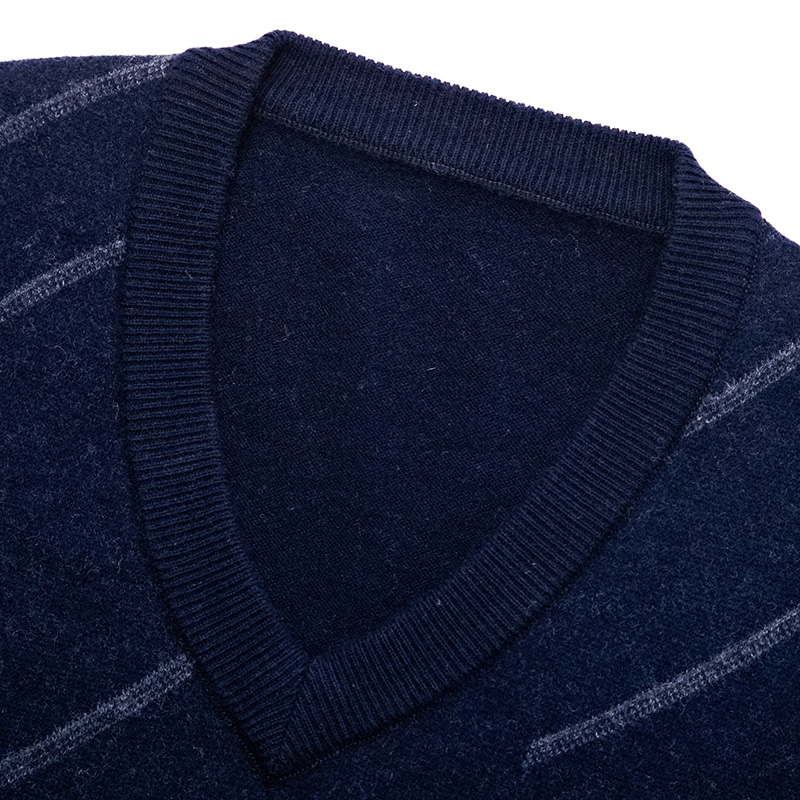 Mannen Wol Gebreide Vest Zakelijke Effen Kleur Mouwloze Trui Basic Pullover Vest, Donkere Gn, XXL