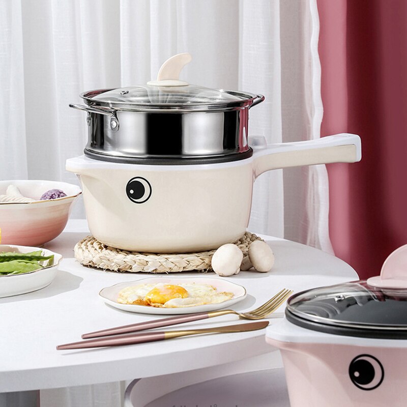 Multi Rice Cooker Electric Skillet Pot Cookers Noodle Stewing Steamed Fried Electric Slow Cooker 220V Single/Double Layer