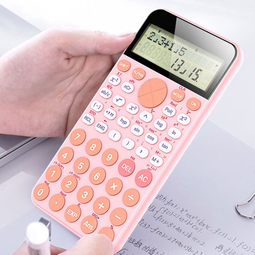 1Pc 240 Functions Electronic Calculator Multifunction 12 Digits Student Function Calculator Large Display Battery Calculators