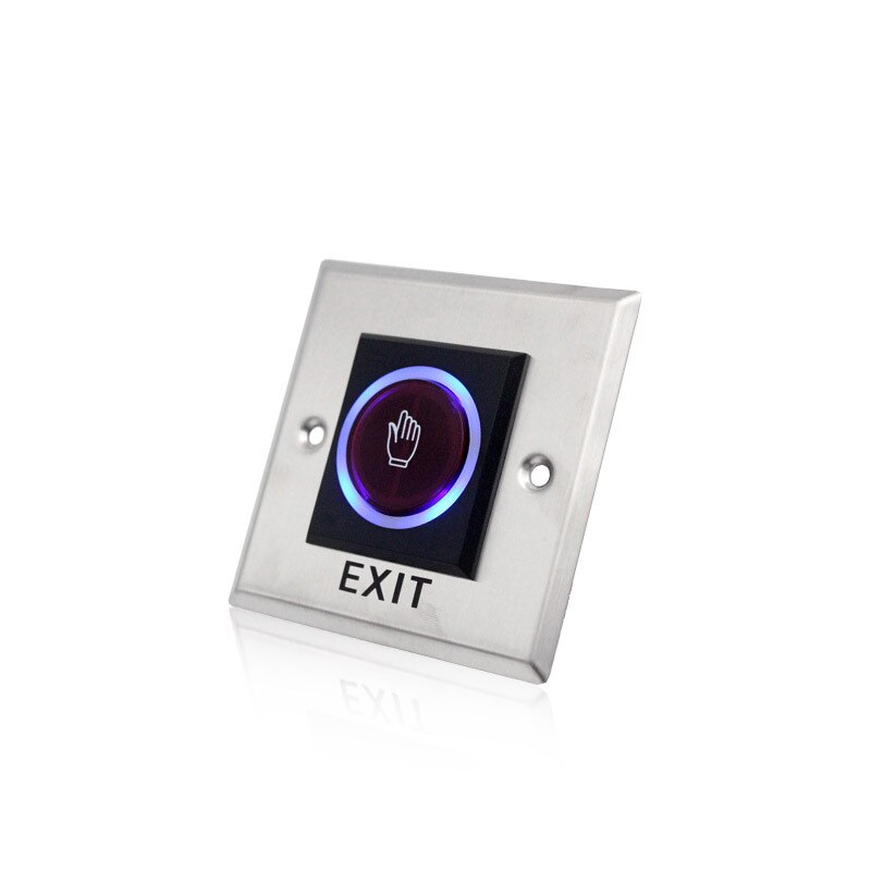 Door lock Infrared Sensor Switch No Touch Contactless Door Release Exit Button with LED Indication: K2