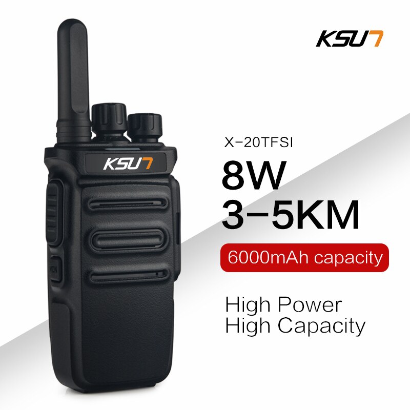 Ksun X-20 walkie talkie ao ar livre mini pequeno local de construção pequena máquina de alta potência 1-50 km handheld