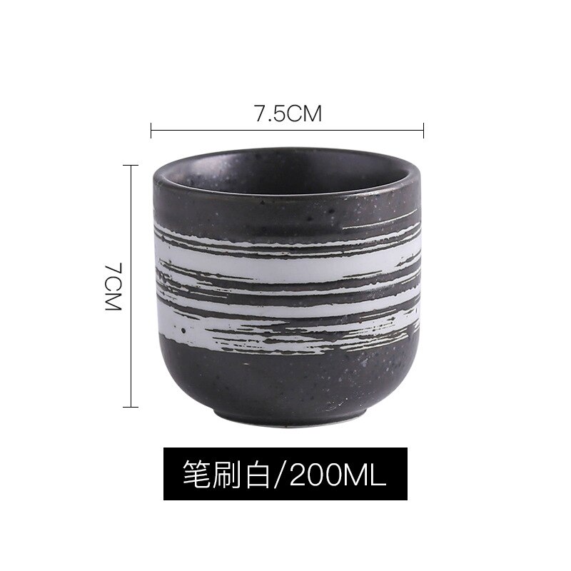 200ml søte japanske rå keramikk melk kopp flammeovn keramiske krus kaffekopper ettermiddagste kopp tazas originales: E