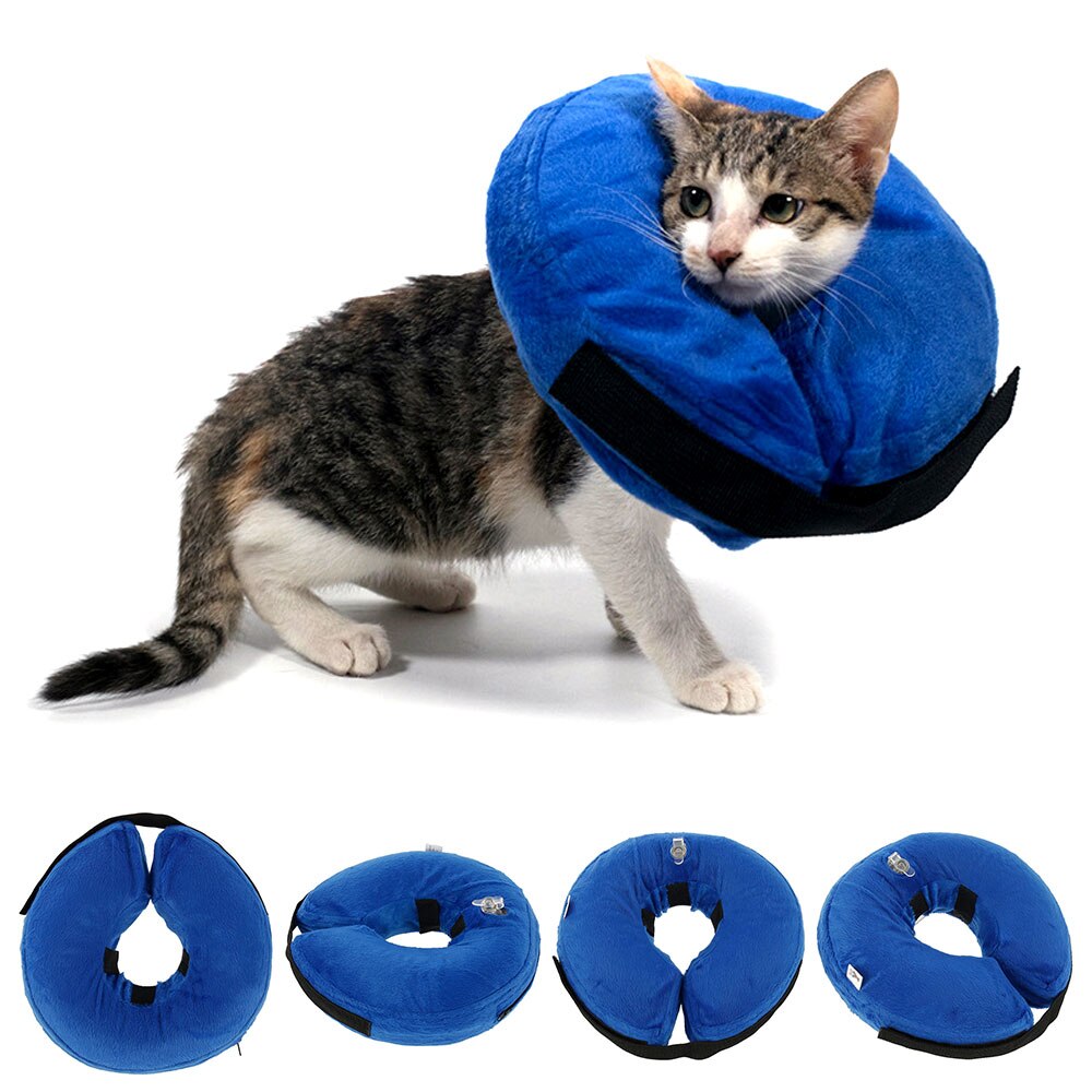 Dog Collars Inflatable dog protective collar for neck soft dog puppy Small Medium Large Dogs Cat Wound Healing collar