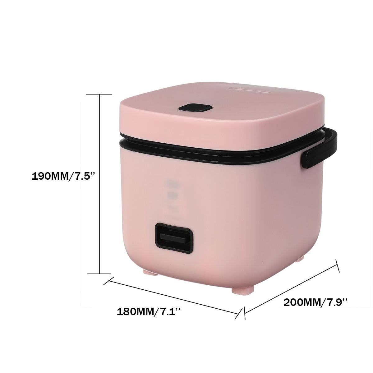 1Set 1.2L Mini Electric Rice Cooker Intelligent Automatic Household Kitchen Cooker 1-2 People Small Electric Rice Cookers