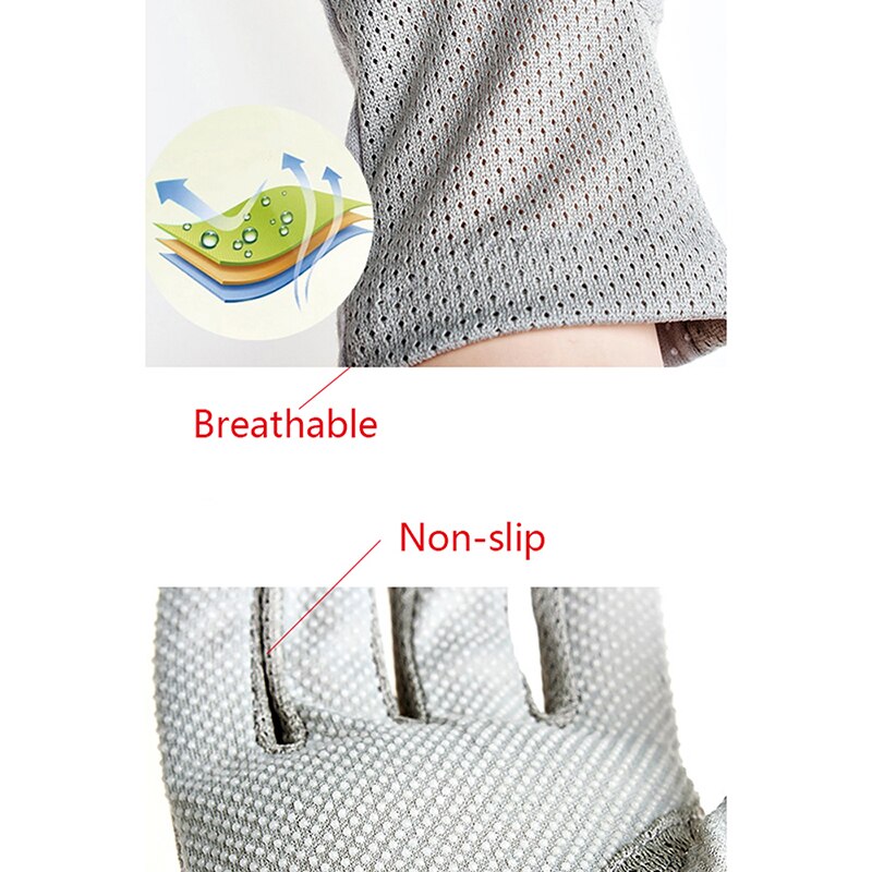 Neue Baumwolle handschuhe Nicht-Unterhose Atmungsaktive Damen Handschuhe Stelle Sommer Dünne UV Sonnenschutz Handschuhe treibende handschuhe
