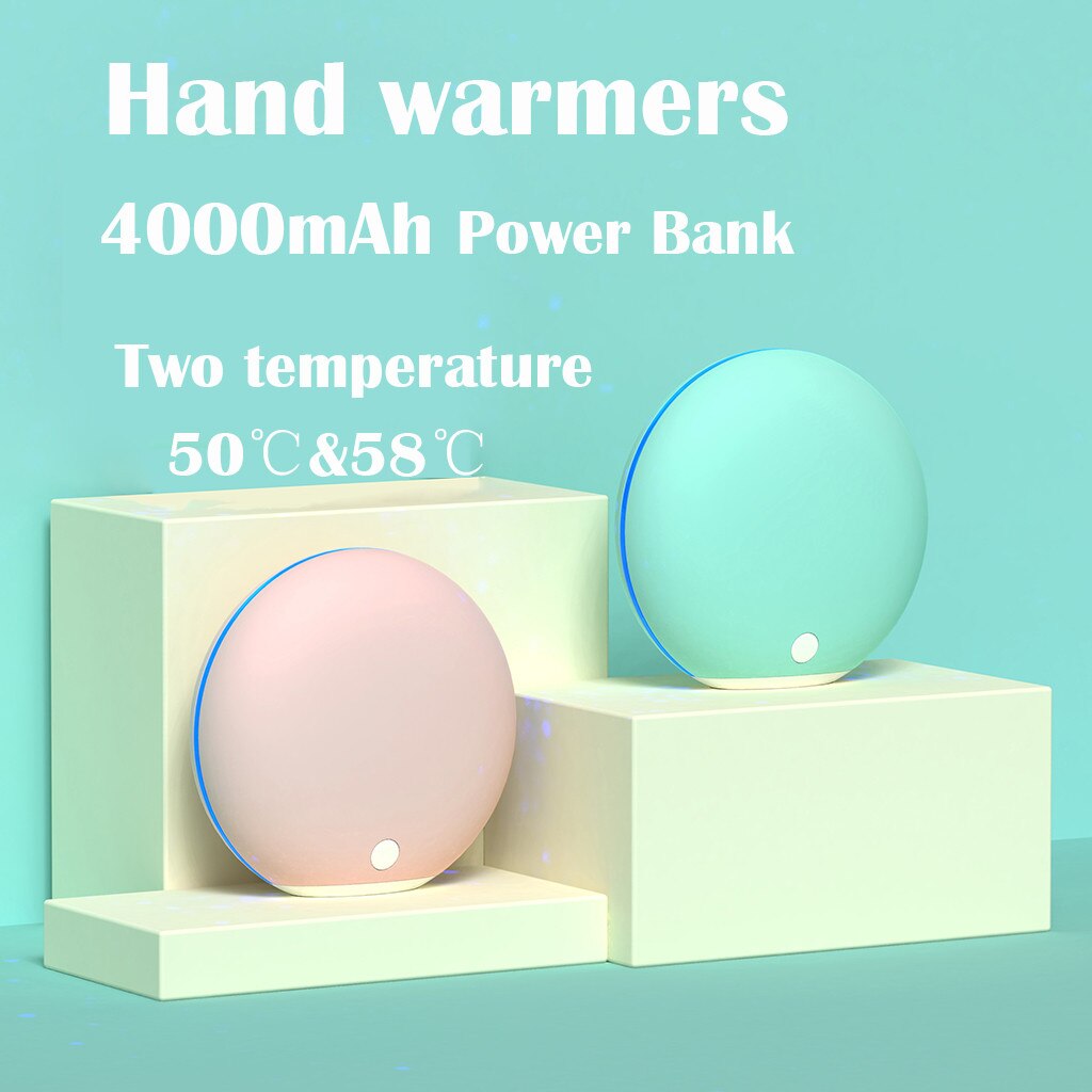 Power Bank 4000mAh Electronic Portable Charging Poverbank Mobile Phone External Battery Charger Instant Heating For Phone 818