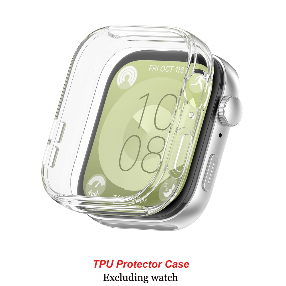 Vidrio + funda para Huawei Watch Fit 3, Protector de pantalla integral, parachoques duro de PC, funda de reloj de vidrio templado para Huawei Watch Fit 3: #56