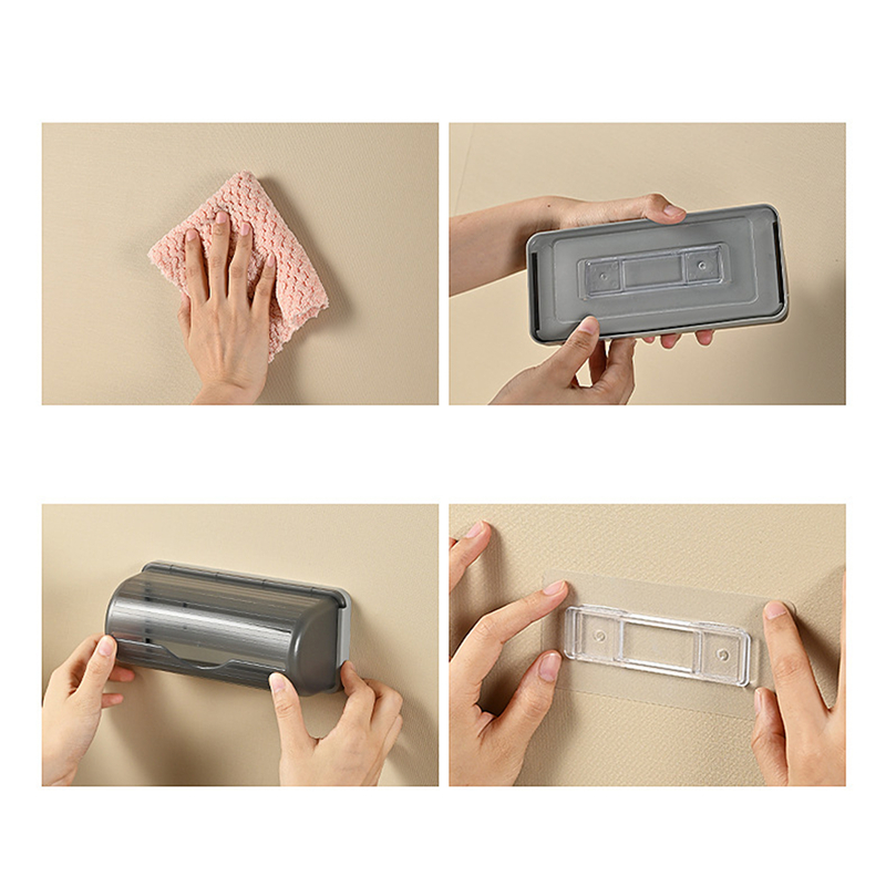 Soporte de bolsa de plástico para cocina, organizador para colgar en la pared, caja de almacenamiento de bolsas de basura, bolsa de basura para baño, dispensador de cubo, accesorio de cocina