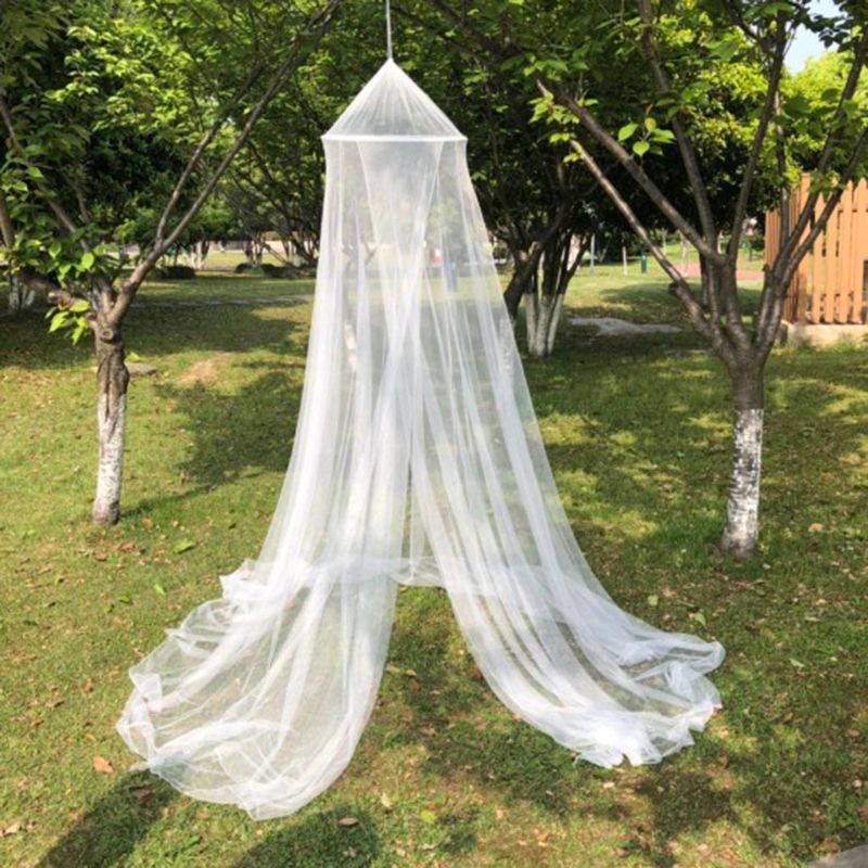 Baby Bed Mosquito Mesh Tent Dome Hanging Canopy Insect Protection Curtain Decor