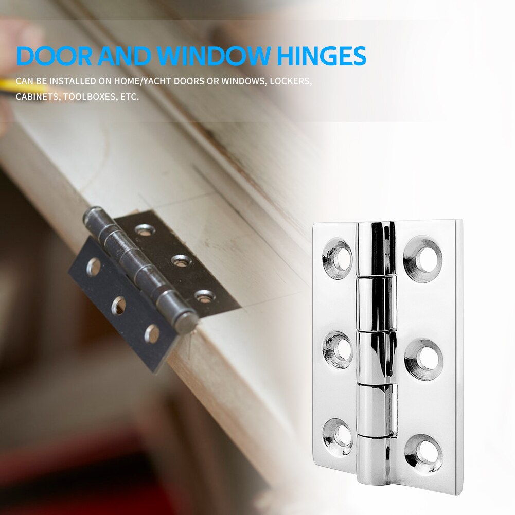 Corrosion Resistant Door Windows Hinge Marine Cabinet Hinge Stainless Steel Boat for Household Bedroom Accessories