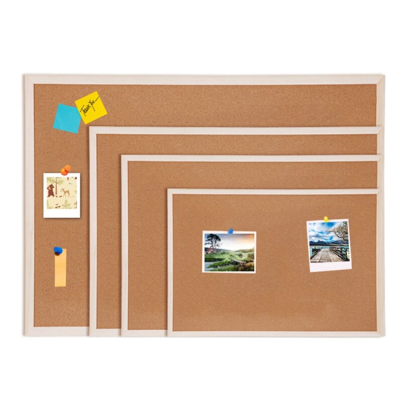 ♕s-Decorative Board With Frame Cork Board Drawing Board Pine Wood Frame White Boards Home Office Decorative