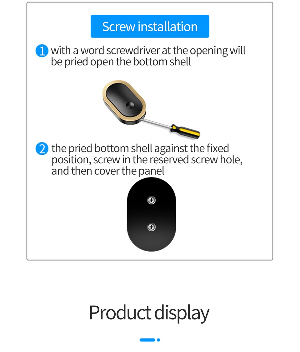 CACAZI Smart Wireless Doorbell Waterproof Touch Button 2 Button 3 Receiver 300M Range Home Security Door Call Bell 36 Ring
