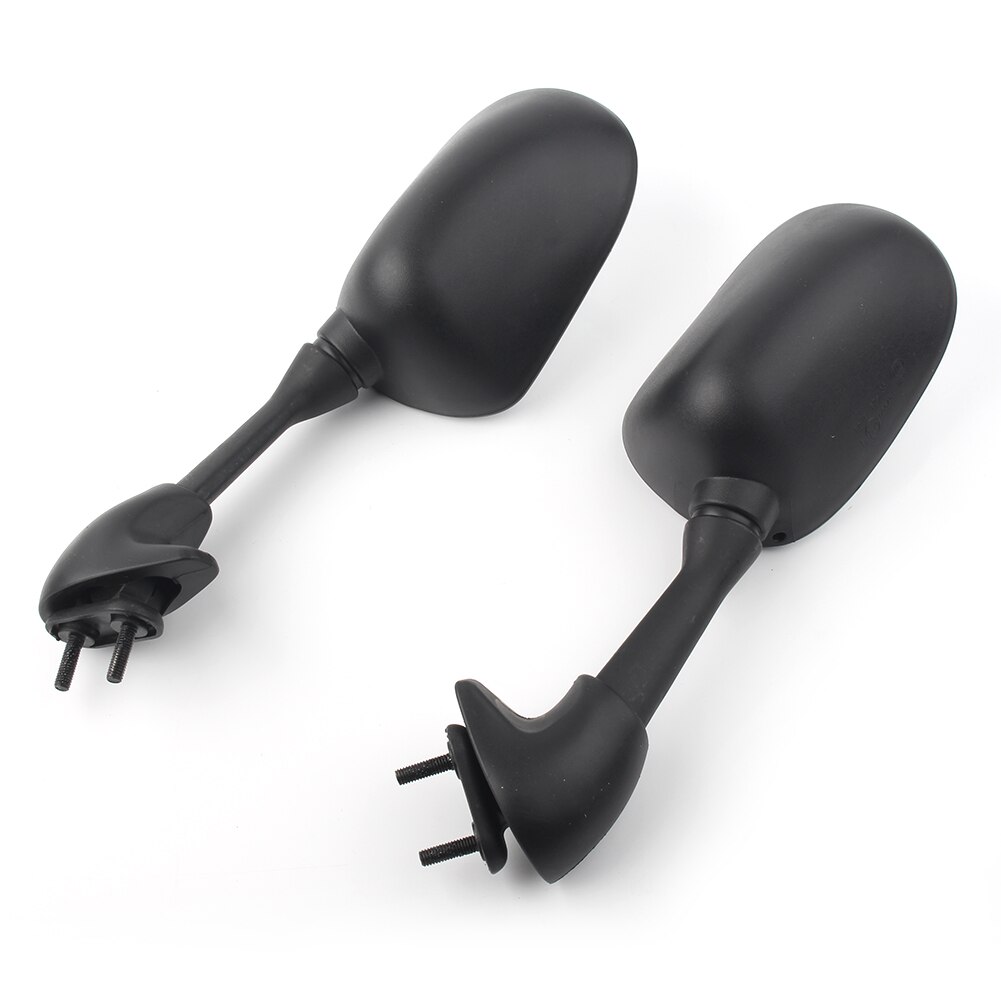 Motorcycle Left & Right Side Rearview Mirrors Rear View Side Mirror for Yamaha YZF R6 2001 2002 Black