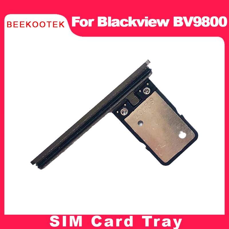 BEEKOOTEK Original Blackview BV9800 SIM Card Tray Holder Assembly For Blackview BV9800 SIM Card Slot SD Card Tray Slot Holde