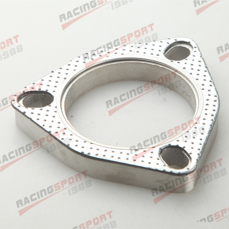 3.5&quot; Inch 3 Bolt Stainless Steel Turbo Exhaust Flange With Exhaust Gasket