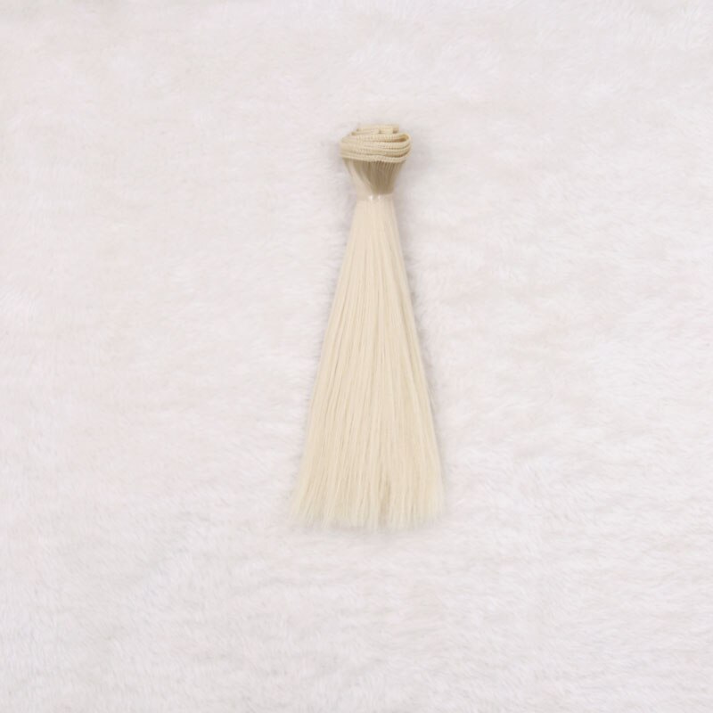 1pcs 15*100cm Doll Accessories Long Straight Synthetic Fiber BJD SD Wig Hair For Doll Wigs High-temperature Wire girl toys: color 11