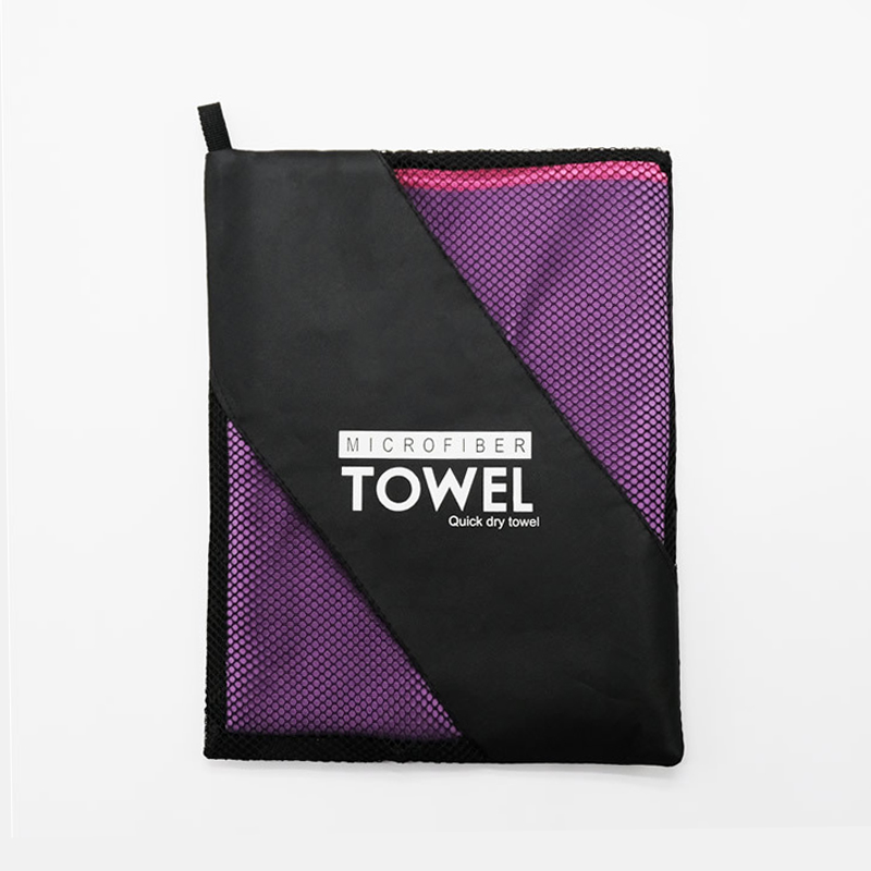 Quick Drying Microfiber Towels for Sports Travel Ultra Soft Absorbent Fast Drying Towel Gym Training Outdoor Travel: Purple