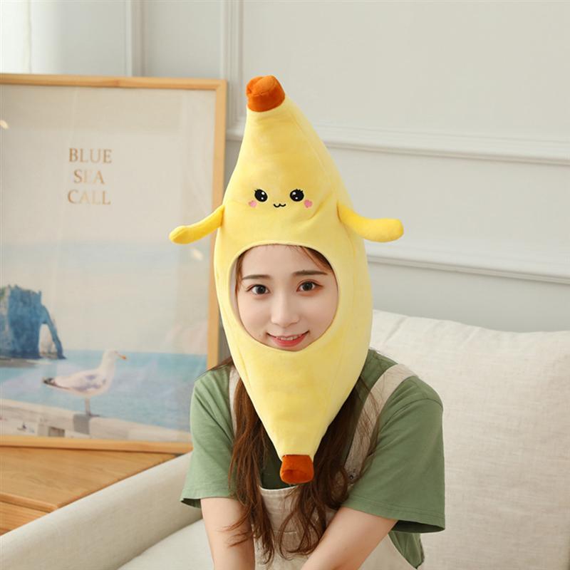 1 Pc Lustige Banane Hütte Neuheit Party Kleid-hoch Cosplay Kostüm Hütte