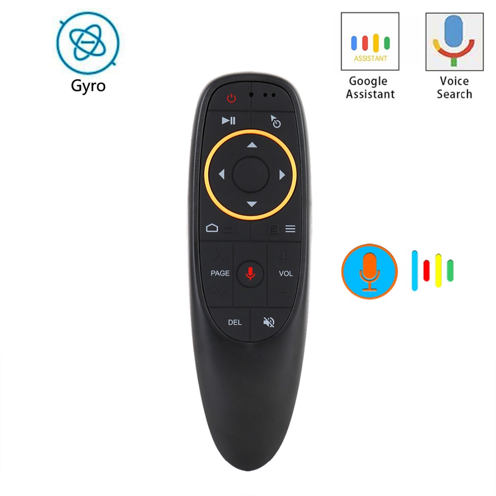 2.4G Wireless Smart Voice Remote Control G10 Gyroscope Air Mouse Backlit G10S PRO Bluetooth G10BTS for H96 Max Android TV Box