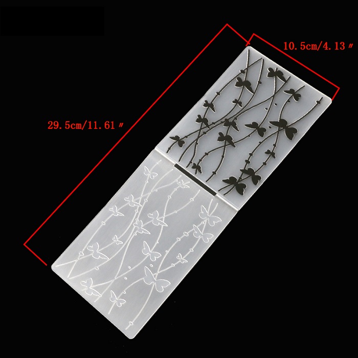 1 Plantilla de plástico en relieve para manualidades, confección de tarjetas, papel 3D DIY, Tarjeta para álbum de fotos, decoración de boda, álbum de recortes, carpeta en relieve: T10252