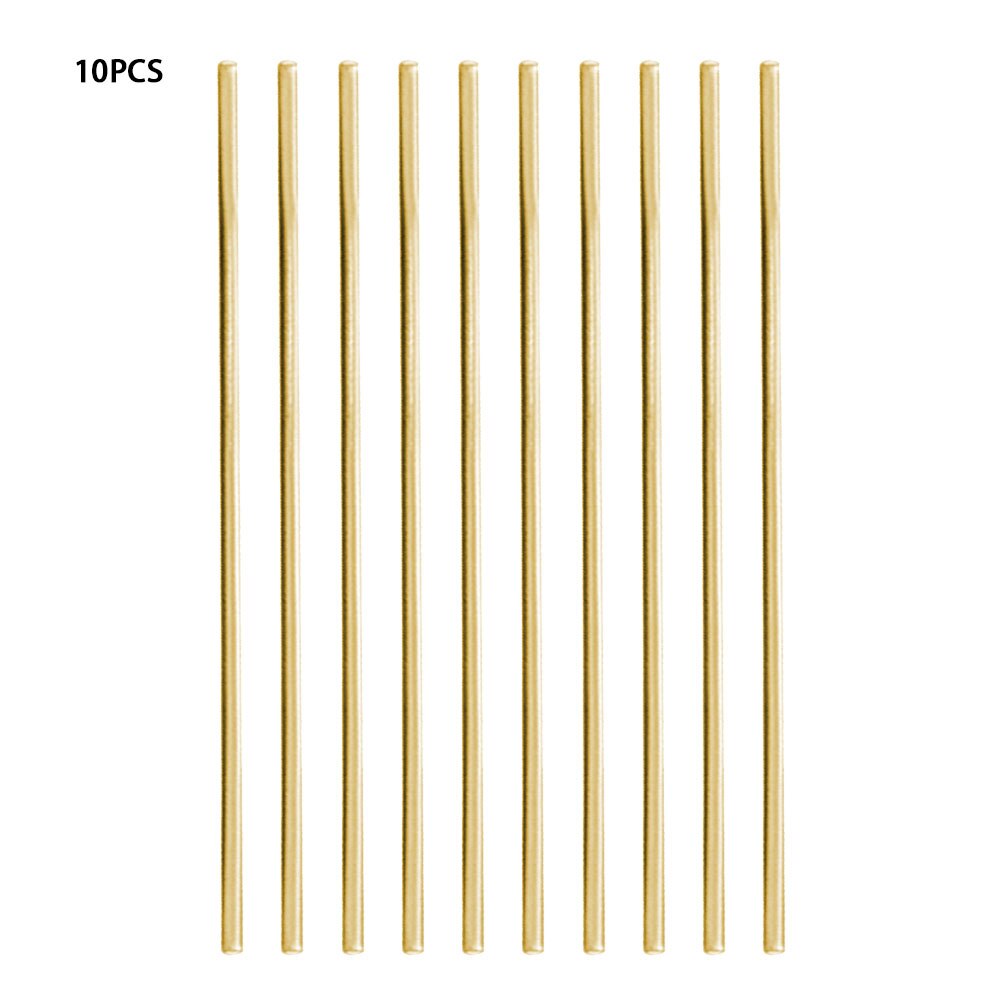 Barra de soldadura de latón de 10 piezas, aire acondicionado de alta resistencia, Universal, redonda, para soldar, barra de torno, refrigerador, palo de baja temperatura