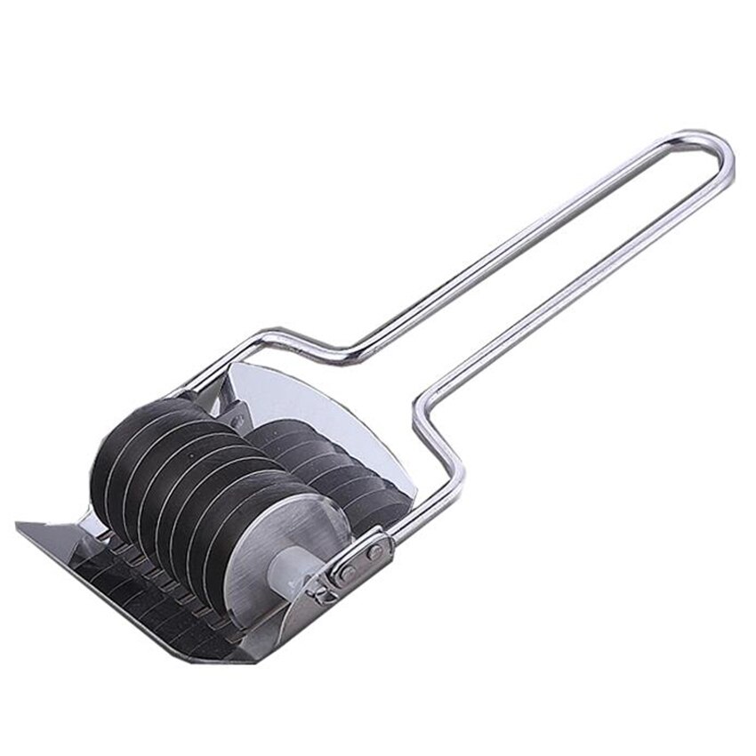 1PC Stainless Steel Spaghett Noodle Maker Lattice Roller Docker Dough Cutter Tool Kitchen helper DIY Dough cutting tool