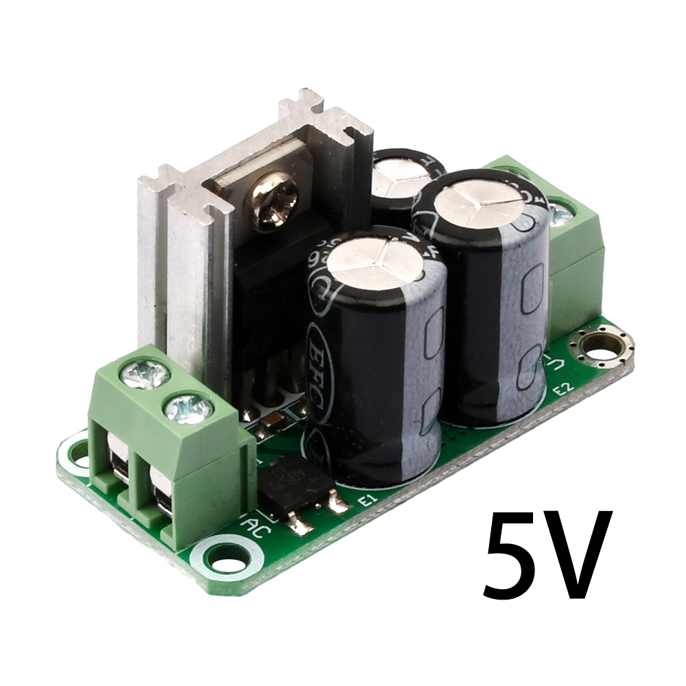 Einzelnes geregeltes Netzteilmodul DC 5V 6V 9V 12V 15V 24V Gleichrichterfilterplatine 7805/ 7809/ 7812/ 1A für Audioverstärker: verrotten