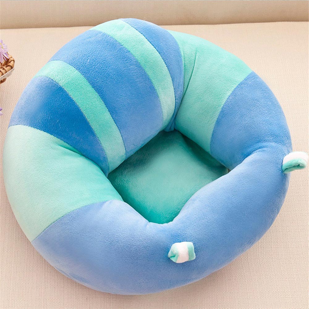 Blød babysofa støttesæde plys sækkestol til spædbørn, der lærer at sidde, lænestol, komfortabel småbørnsrede puffesæde babysofastol: Pj3298i