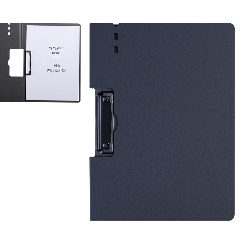 A4 Klembord Met Haak Plastic Clip Board Bestand Mappen Document Houders Tekening Schrijven Pad Kantoorbenodigdheden Student Briefpapier