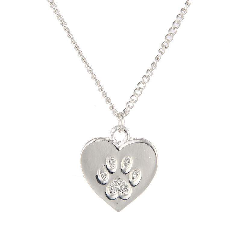 Promemoria gioielli moda amante dei gatti amicizia collana con ciondolo a cuore per donna