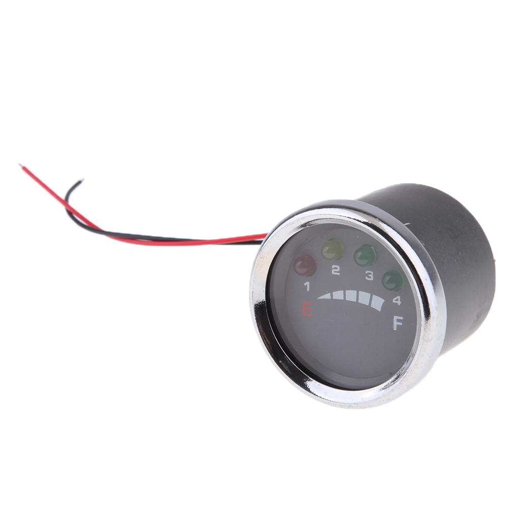 Indicatore di stato di carica della batteria analogica rotonda per moto 24V