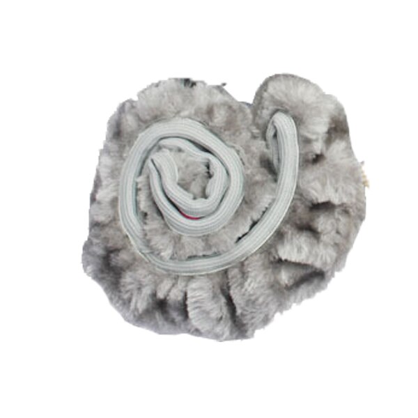 Universele zachte pluche auto stuurhoes interieur accessoires stuurhoes autostyling 37-38cm diameters: Grijs