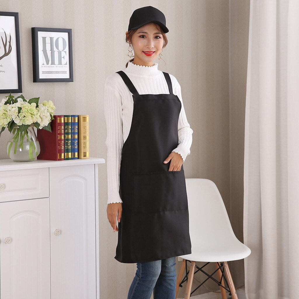 Adjustable Cooking Kitchen Apron Water Resistance Waterproof Female woman lady Men Chef Apron Japanese-style