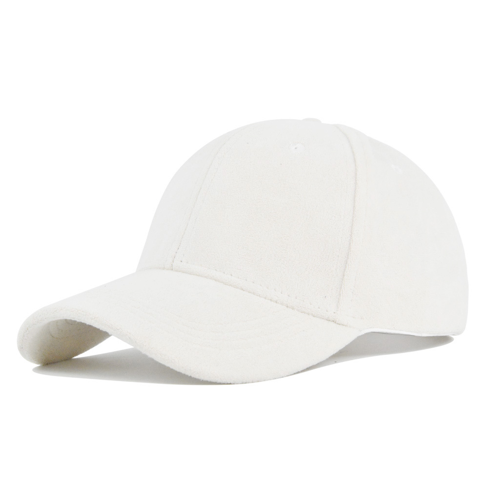 Gorras de béisbol de gamuza Unisex a la para mujeres y hombres, gorras de sol informales de Color sólido para otoño y exteriores, gorras Snapback ajustables cálidas para invierno