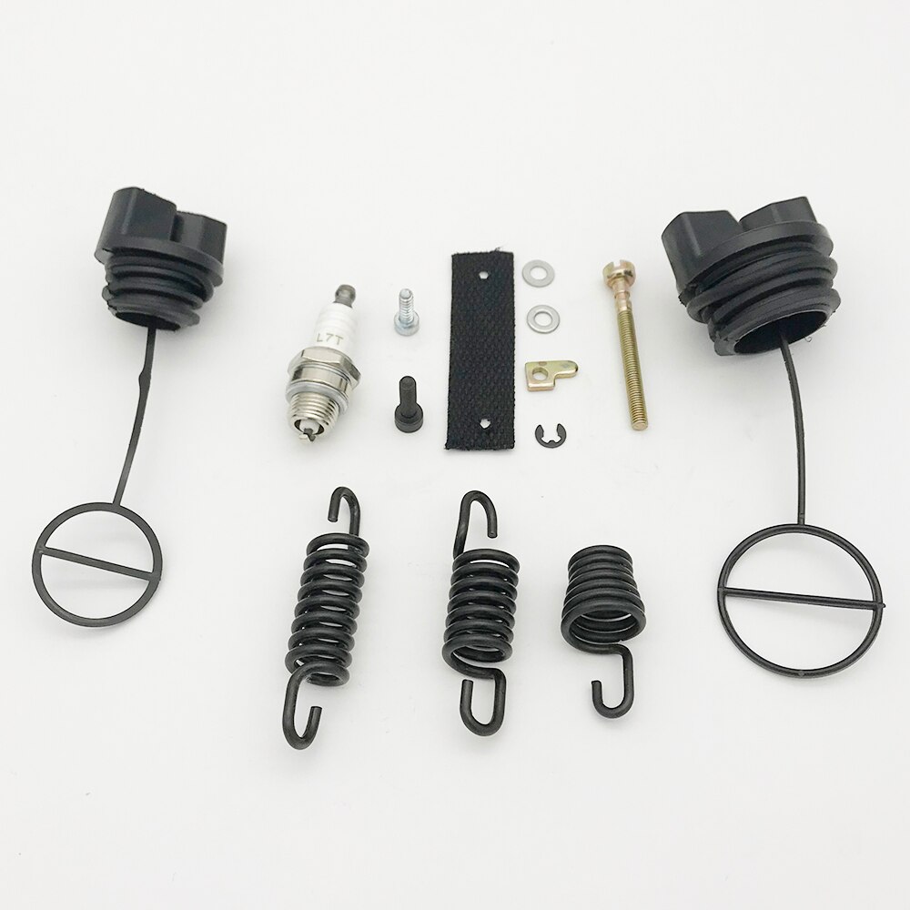 AV tampon choc ressort ensemble pour Partner 350 351 réservoir de mazout bouchon chaîne ajusteur tronçonneuse pièces outils électriques