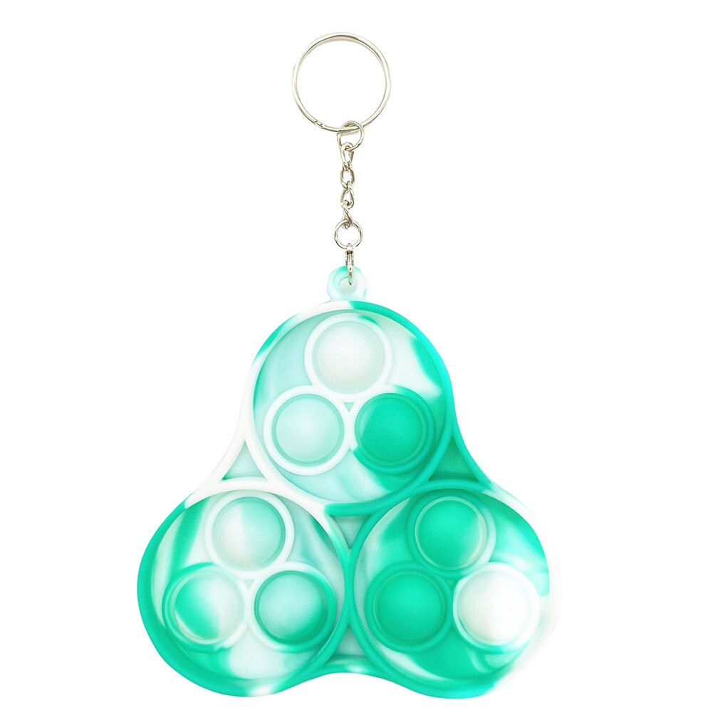 Push Bubble Fidget Sensory Toys Relief Stress Desktop Game Anti Stress Push Bubble Keychain Fidget Sensory Relaxing Toy: 03