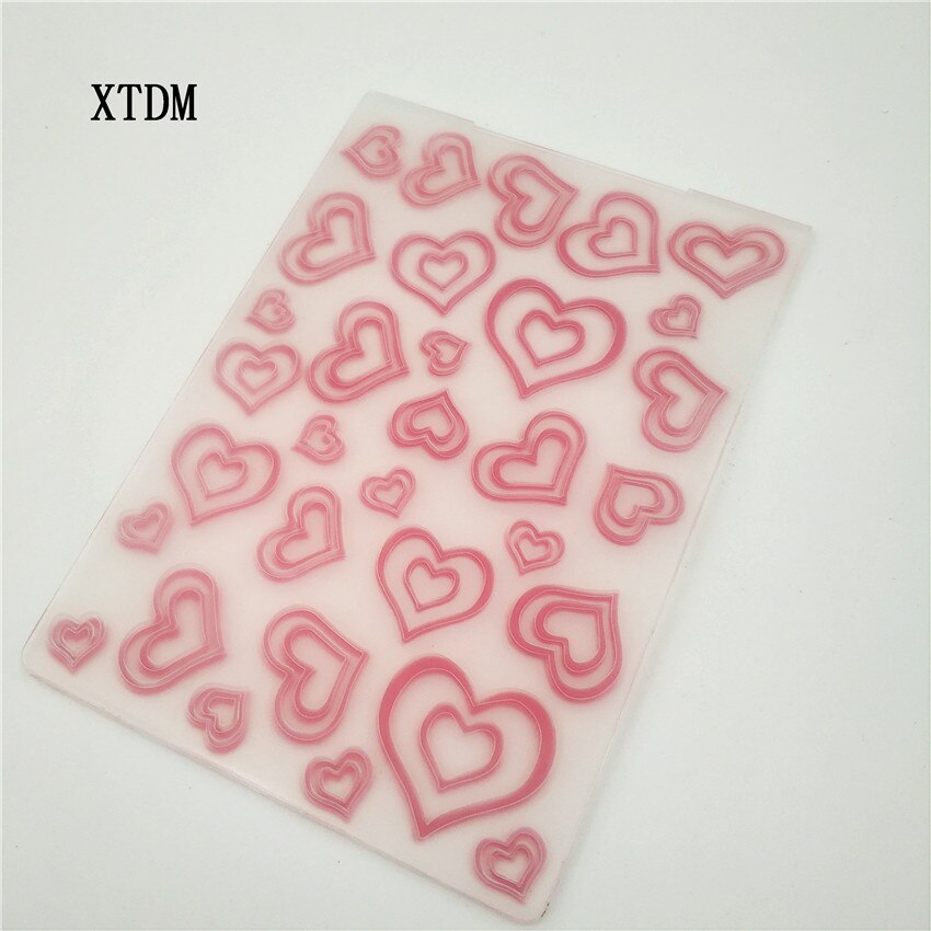 plastic love template craft card making paper card album wedding decoration scrapbooking Embossing folders