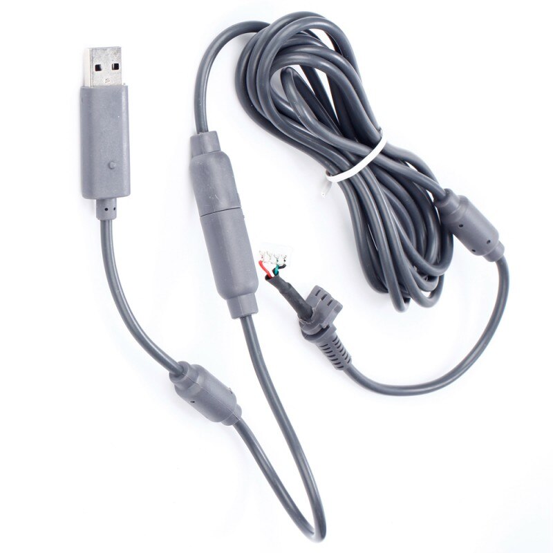 For Xbox 360 Wired Controller KK USB 4Pin For Line Cord Cable +Breakaway Adapter