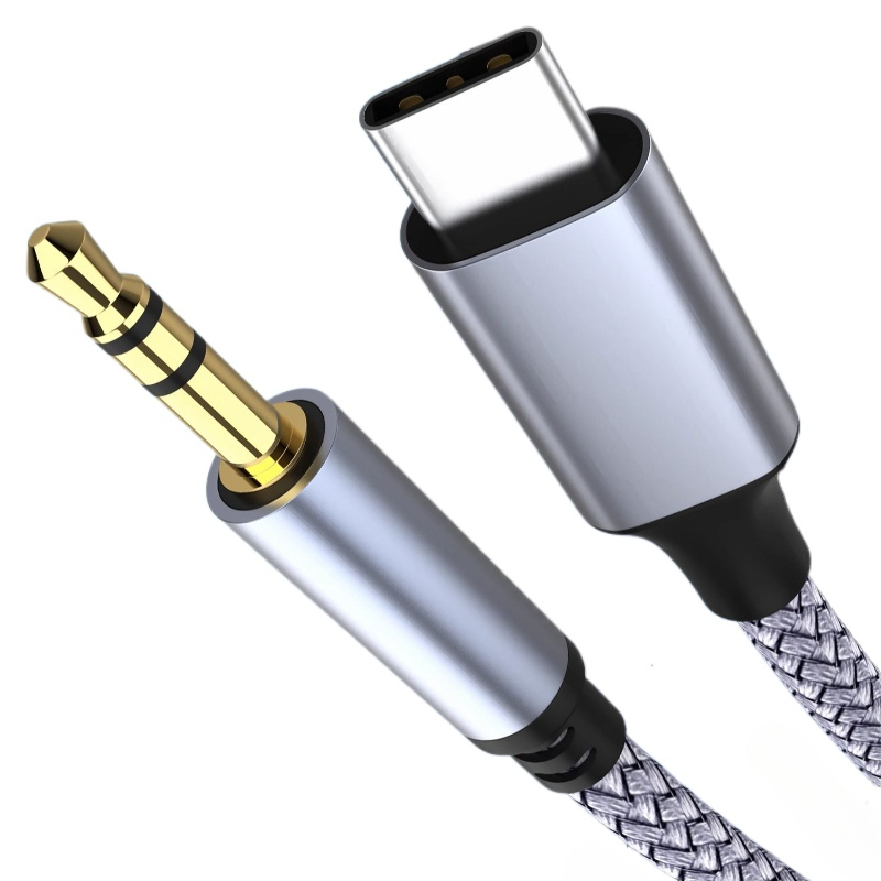 USB C auf 3,5 mm Audio Aux Jack Kabel USB Typ C auf Stecker Adapter Dongle Kabel Kabel Auto Kopfhörer kompatibel mit iPhone 16/15