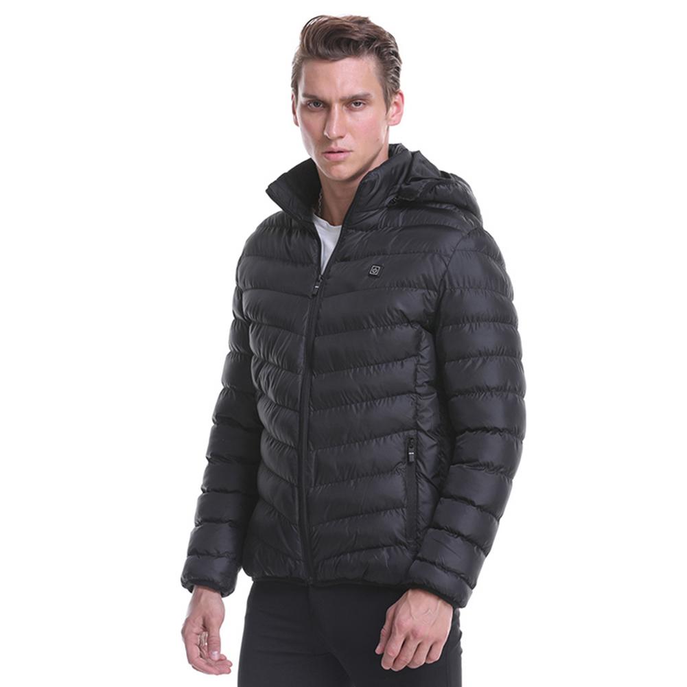 Electric Heating Jacket USB Rechargeable Fast 9 Heated Zone For Outdoor Sports Ice Fishing Skiing Camping Cycling