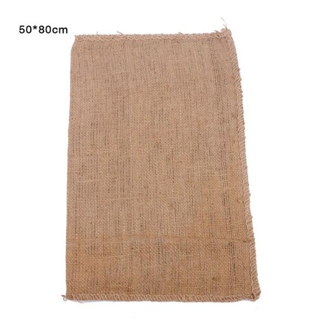 Potato Sack Burlap Bag Thick Woven Food Packaging Bag Large Jute Storage Bag Household Storage Products Bean Bag Organizer Bag: 50x75cm