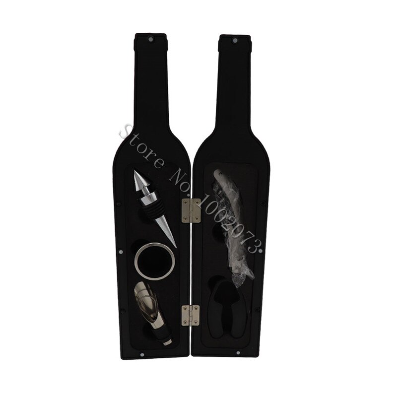 3Pcs/5Pcs Wijnfles Corkscrew Set Wijn Tool Bottle-Vormige Houder Flesopener Accessoire set: 5pcs