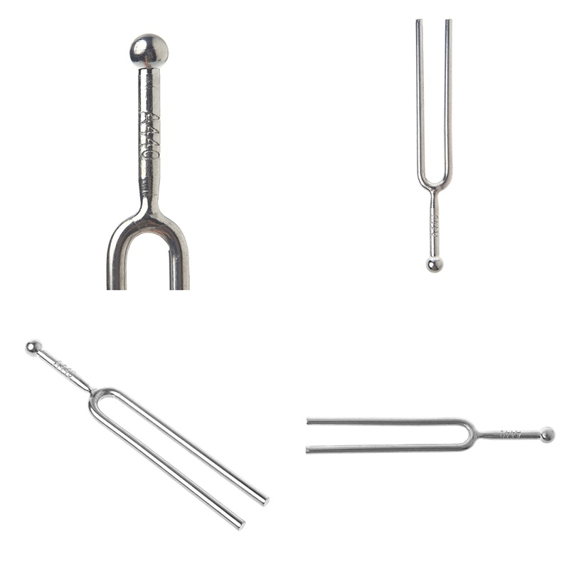 TQ070801 instrumento Musical dedicado alemán A Tuning Fork 440hz sonido estándar a acero inoxidable Tuning Fork Tuner