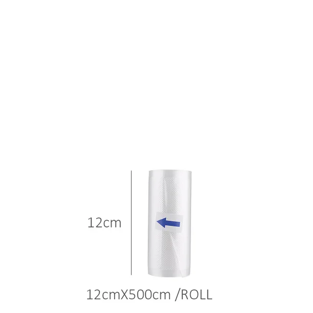 Haushalt Lebensmittel schoner Vakuum tasche Lagerung Taschen Maschine Film Versiegelung Vakuum Packer Saran wickeln Lebensmittel Frische Lange Halten 1 Rolle: 12cm