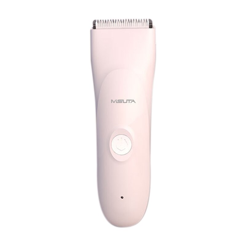 MISUTA Electric Baby Hair Clipper Kids Hair Cutter Rechargeable Waterproof Hair Trimmer DIY Children Haircut: pink