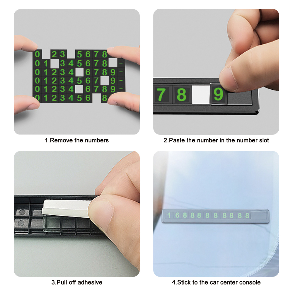 Temporary Car Parking Card Auto Accessories For Skoda Octavia Fabia Rapid Superb Kodiaq Scala Karoq Citigo Kamiq Roomster Enyaq