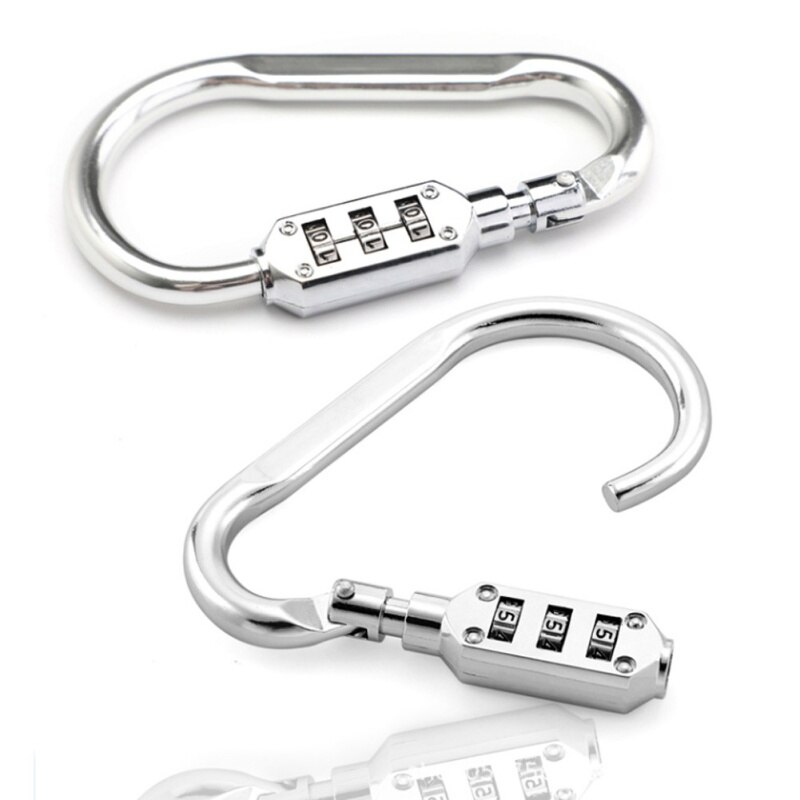 Motorcycle Helmet Lock Buckle Scooter Anti-theft Open Face Helmet Lock Fastener Lock T-bar 3-Digit Combination Bike Tools