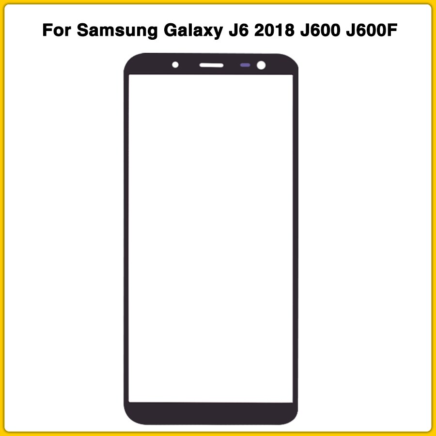 LCD voor glas Voor Samsung Galaxy J6 J600 J600F SM-J600F/DS SM-J600 Display Digitizer Sensor outer Glas touch Screen