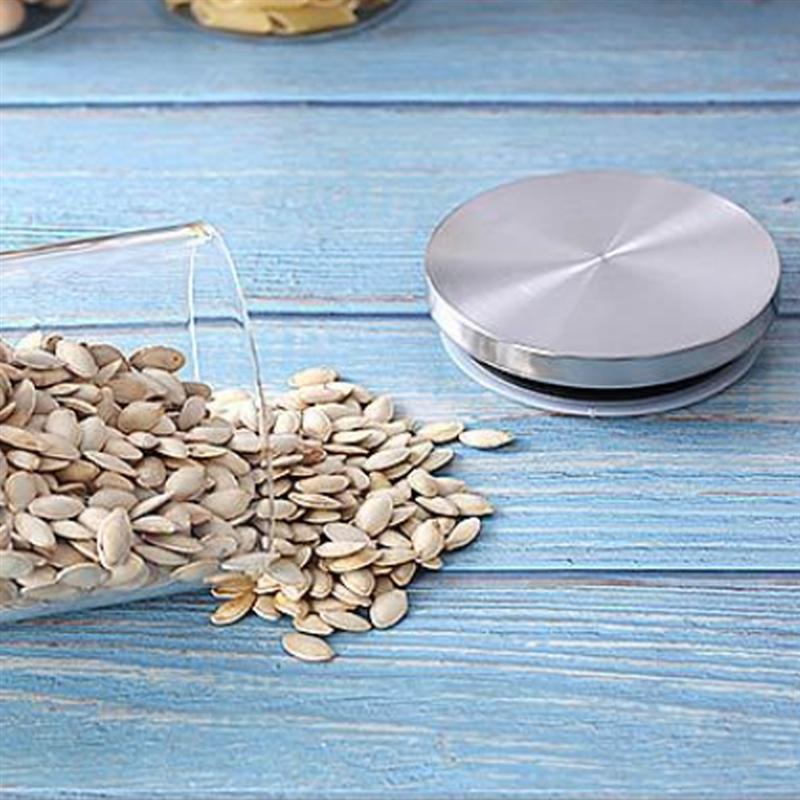 Transparent Glass Dry Grains Food Storage Container Jars Kitchen Organizers Sealing Storage Case Glass Sealed Storage Tank